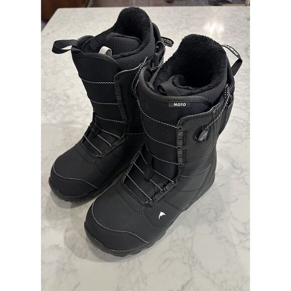NEW Burton Moto Snowboard Boots with Speedzone Lacing, Men's Size 10.5, Black - Picture 3 of 7